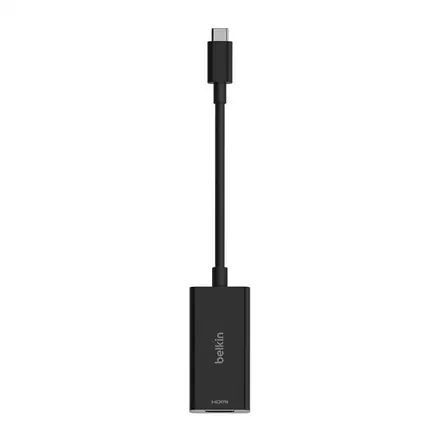 Belkin Connect USB-C to HDMI 2.1 Adapter (8K, 4K, HDR compatible) - Black