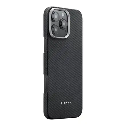Pitaka kryt Ultra-Slim Case pre iPhone 16 Pro Max - Black/Grey Twill