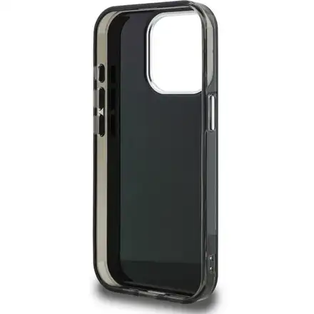 Karl Lagerfeld IML Aquarelle Choupette kryt iPhone 15 Pro Max čierny
