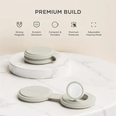Satechi Qi2 OntheGo 2-in-1 Wireless Charger - Sand