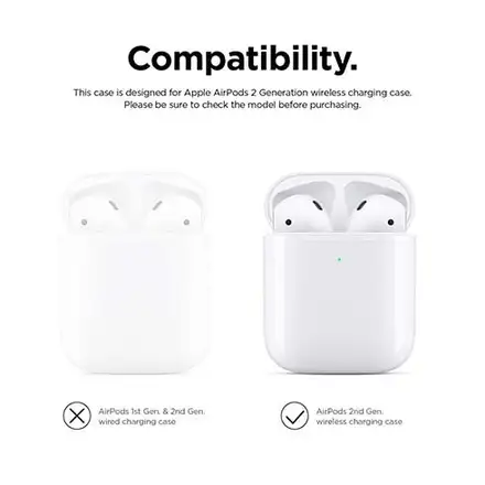 Elago Airpods 2 Silicone Case - Lavender Gray