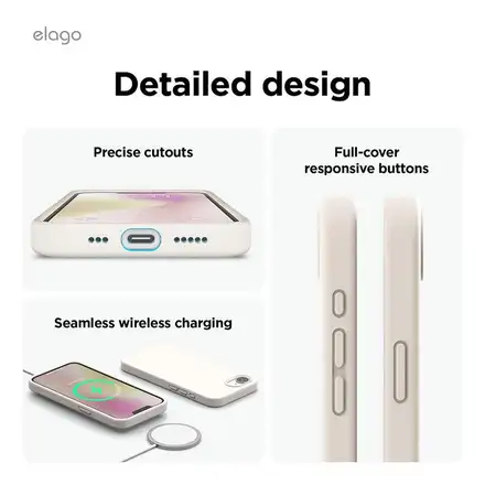 Elago kryt Silicone Case pre iPhone 16e/17e - Lovely Pink
