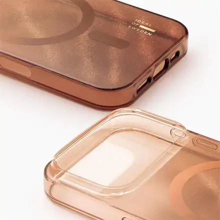 iDeal Fashion Clear Case MagSafe iPhone 17 Pro Mocha Mousse