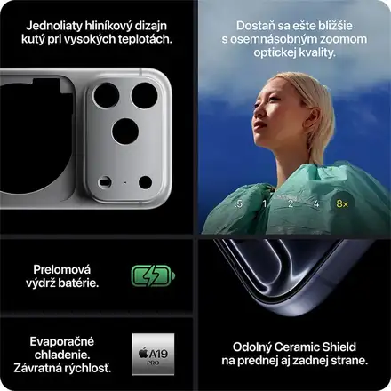 iPhone 17 Pro Max 1TB Hlboká modrá *Rozbalený*