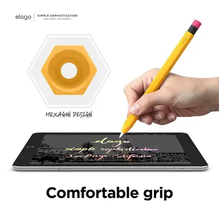 Elago kryt Classic Pencil Case pre Apple Pencil 1st Gen - Yellow