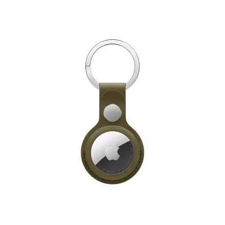 Apple AirTag FineWoven Key Ring - Dark Olive