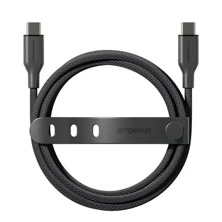 PanzerGlass kábel EMPOWER Racing USB-C to USB-C 1.2m 240W - Black