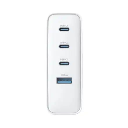 Devia sieťová nabíjačka Extreme Speed GaN PD 3x USB-C/USB-A 100W - White