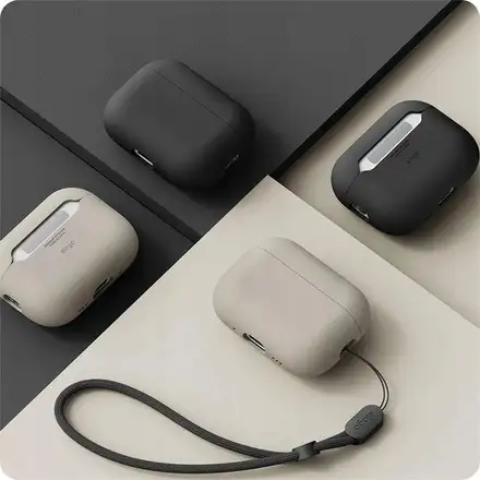 Elago Airpods Pro 3 Liquid Hybrid Strap Case - Black