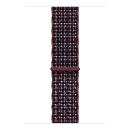 Apple Watch 46mm Burgundy Plaid Sport Loop