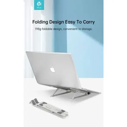 Devia Kintone Series Multi-function Folding Stand For Tablet/Laptop - White