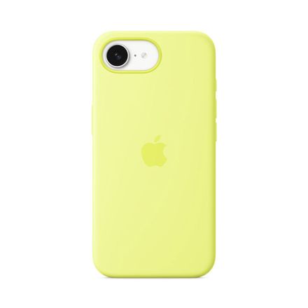 iPhone 16e Silicone Case – Neónová žltá