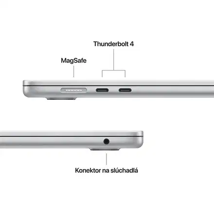 CTO MacBook Air 15" Apple M5 10C CPU 10C GPU 32GB 1TB Strieborný SK