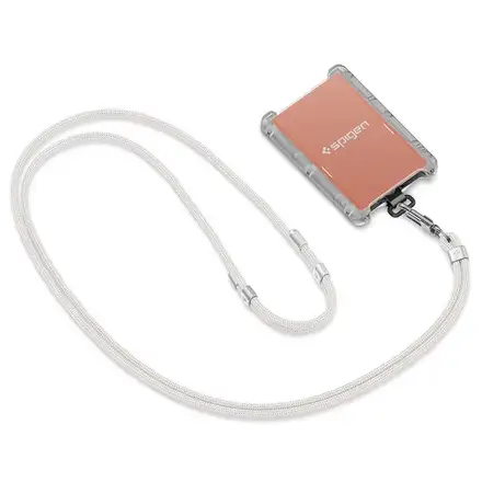 Spigen Cross Body Strap + Wrist Strap - Pearl White