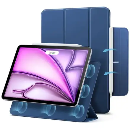 ESR puzdro Rebound Magnetic Case pre iPad Air 13" M2/M3 - Navy Blue