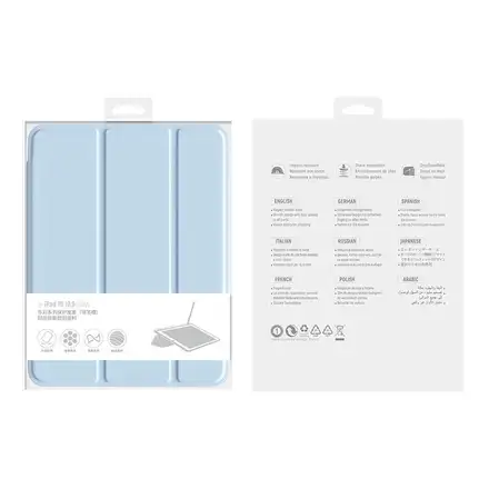 Comma puzdro Joy Series PU Case With Pencil Slot pre iPad Air 13" M2/M3 - Black