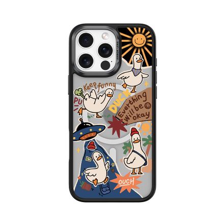 Comma kryt Cultural Series Magnetic Case pre iPhone 16 - Playful Duck