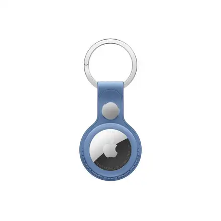 Apple AirTag FineWoven Key Ring - Wildflower Blue