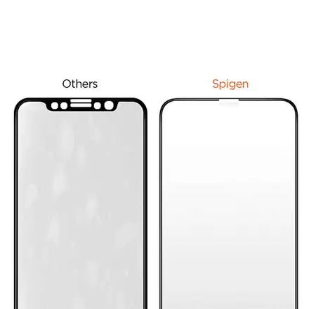 Spigen ochranné sklo GLAS.tR AlignMaster pre iPhone 11 Pro/XS - Black Frame
