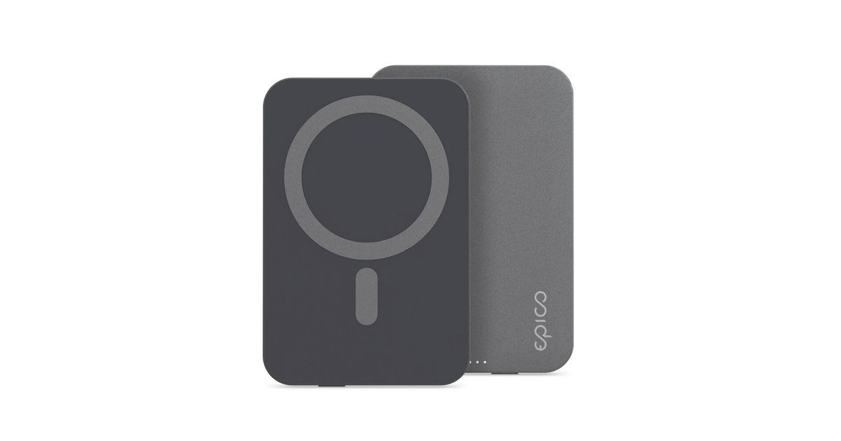 iStores by EPICO 5000mAh Aluminium Power Bank - space gray
