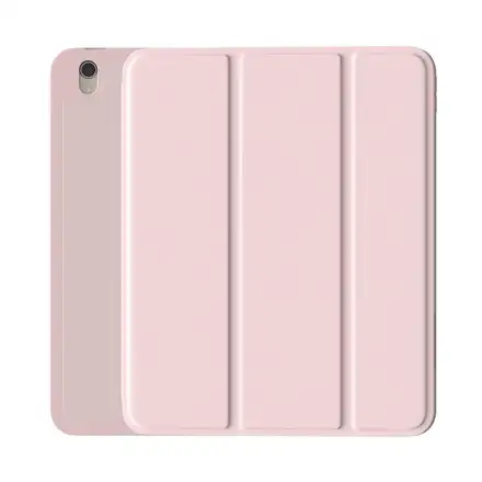 Devia puzdro Leather Case with Pencil Slot pre iPad Pro 11" M4/M5 - Light Pink