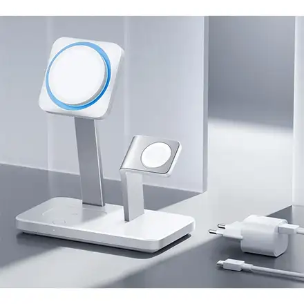 ESR 25W 3-in-1 Wireless Charger with MagSafe + CryoBoost - White