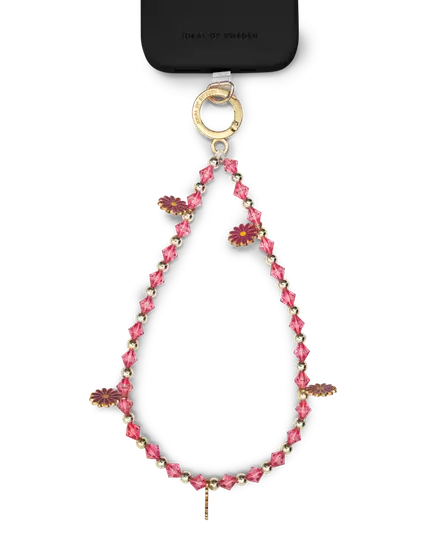 iDeal Phone Wristlet Strap Cranberry Bloom