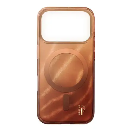iDeal Fashion Clear Case MagSafe iPhone 17 Pro Max / 18 Pro Max Mocha Mousse