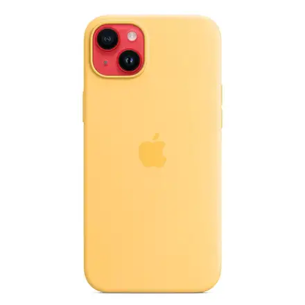 Apple iPhone 14 Plus Silicone Case with MagSafe - Sunglow