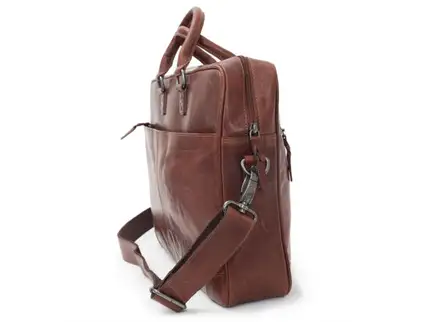 Baoobaoo Brašňa Briefcase Soft pre MacBook 15"-16" Brandy