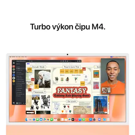 iMac 24" 4.5K Apple M4 8C CPU 8C GPU 16GB 256GB Oranžový SK