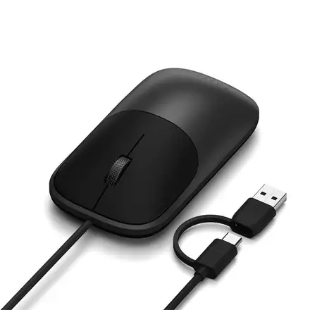 Satechi myš Slim LX Wired Mouse - Space Black