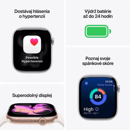 Apple Watch Series 11 GPS 46mm puzdro z klavírne čierneho hliníka *Trieda A*