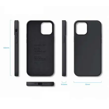 Elago kryt Silicone Case pre iPhone 12/12 Pro - Black