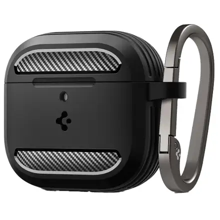 Spigen puzdro Rugged Armor pre Apple Airpods 4/5 - Matte Black