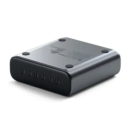 Satechi USB-C 200W 6-Port PD GaN Charger - Space Gray