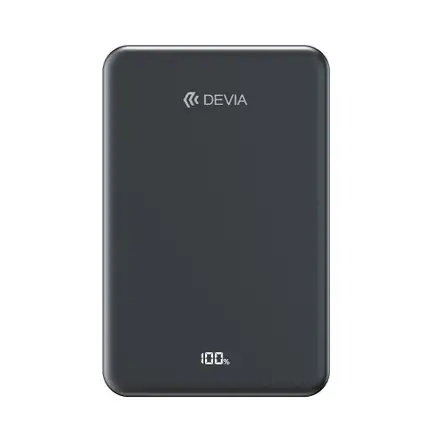 Devia powerbank Ultra14 Solid State Magnetic 10.000 mAh PD 22.5W - Black