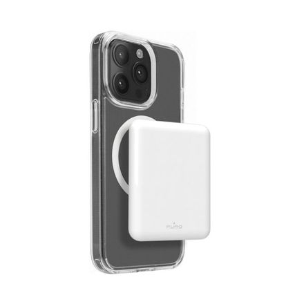 Puro Slim Power Mag Magsafe Powerbank 4200 mAh - White