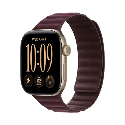 Apple Watch 42mm Burgundy Magnetic Link - M/L