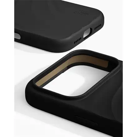 iDeal Fashion Soft Swirl Silicone Case MagSafe iPhone 17 Pro / 18 Pro Velvet Black