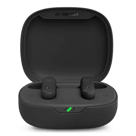 JBL Vibe Flex Black slúchadlá