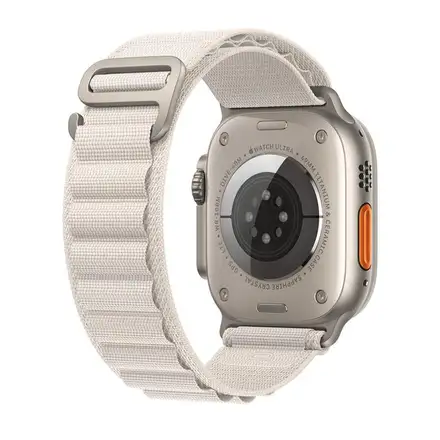 Apple Watch 49mm Starlight Alpine Loop - Medium *Rozbalený*