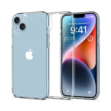 Spigen kryt Liquid Crystal pre iPhone 14 - Crystal Clear