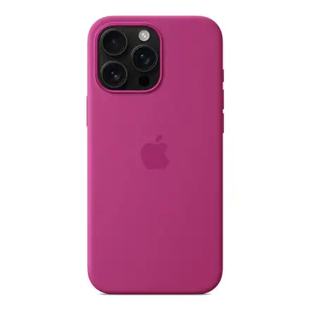 iPhone 16 Pro Max Silicone Case with MagSafe - Fuchsia