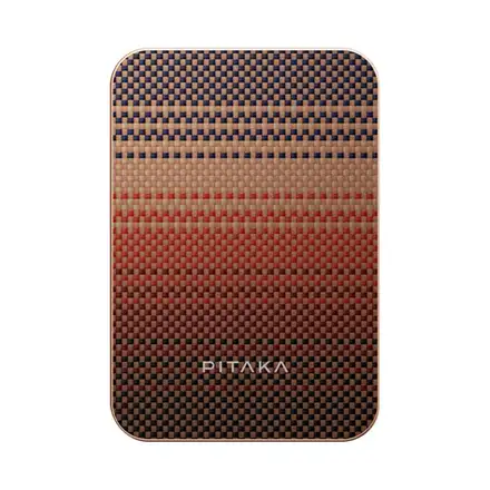 Pitaka Aramid Fiber Magnetic Power Bank Qi2 5000 mAh - Sunset