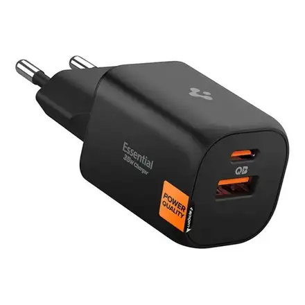 Spigen sieťová nabíjačka Essential EE352EU 35W - Black