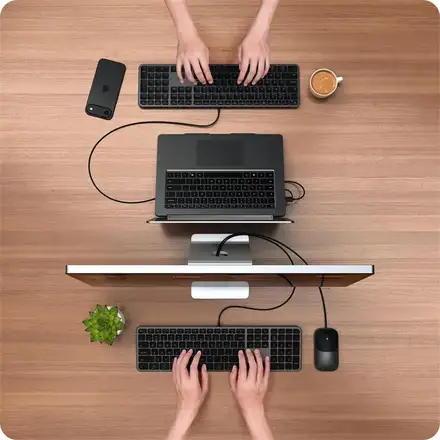 Satechi klávesnica Slim LX3 Wired Keyboard - Space Black