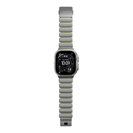 Nomad remienok Stratos pre Apple Watch 44-49mm - Volt/Natural Hardware
