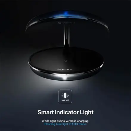 Adam Elements Omnia M3+ Magnetic 3-in-1 Wireless Charging Station + Charger - Black