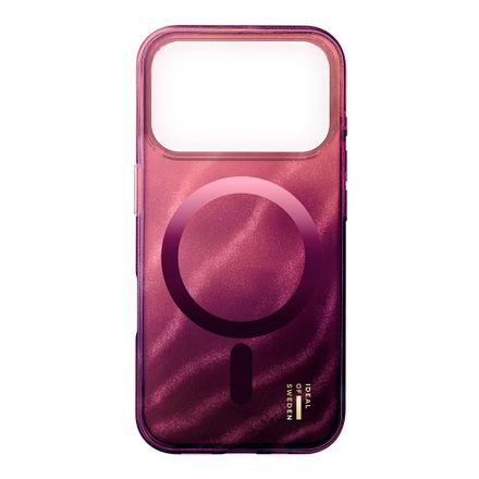 iDeal Fashion Clear Case MagSafe iPhone 17 Pro Max / 18 Pro Max Cherry Lacquer